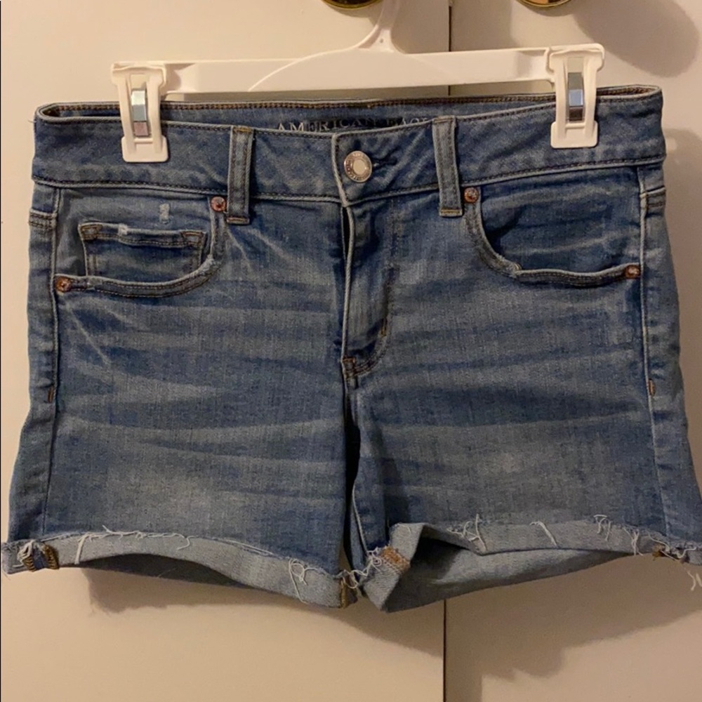 Light blue Jean shorts